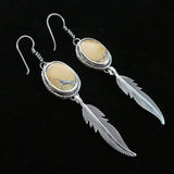 Orange Jasper Sterling Silver Southwest Earrings