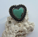 Candaleria Turquoise Heart Southwest Ring