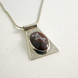Jasper Sterling Silver Necklace