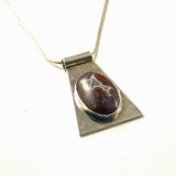 Jasper Sterling Silver Necklace