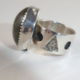 Labradorite Solid Sterling Silver Tribal Ring