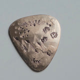 Copper Handstamped Guitar Pick