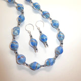 Vintage Lampwork Beaded Necklace Set