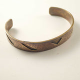 Bronze Overlay Cuff Bracelet