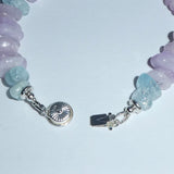 Kunzite Aquamarine Beaded Bracelet