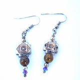 Tigereye Southwest Beaded Earrings