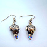 Tigereye Southwest Beaded Earrings