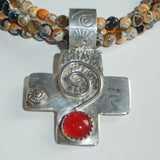 Sterling Cross Necklace Southwest