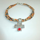 Sterling Cross Necklace Southwest