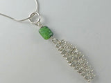 Zoisite Sterling Silver Necklace