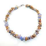 Chalcedony Beaded Necklace