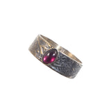 Garnet Sterling Silver Branch Ring