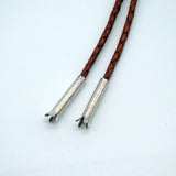 Lemon  Chrysophase Sterling Silver Bolo Necklace