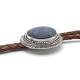 Labradorite Sterling Silver Bolo Necklace