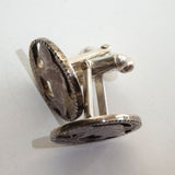 Buffalo Nickel Sterling Silver Cufflinks