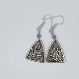 Bamboo Sterling Silver Dangle Earrings