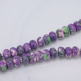 Van Gogh Print PMC Necklace Ceramic Strand