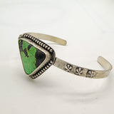 Hubei Turquoise Sterling Silver Cuff Bracelet