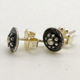 Sterling Silver Daisy Post Earrings