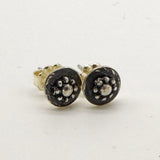 Sterling Silver Daisy Post Earrings