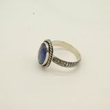 Kyanite Solid Sterling Silver Statement Ring