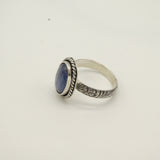 Kyanite Solid Sterling Silver Statement Ring