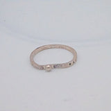 Sterling Silver Tiny Ball Stack Ring