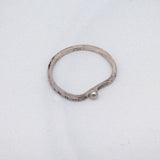 Sterling Silver Tiny Ball Stack Ring