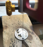 Buffalo Nickel Hand Cut Cufflinks with Sterling Silver