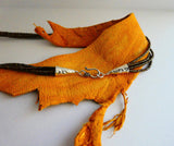 Carnelian Howlite Tribal Shield Necklace