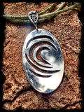 Sterling Silver Wave Necklace